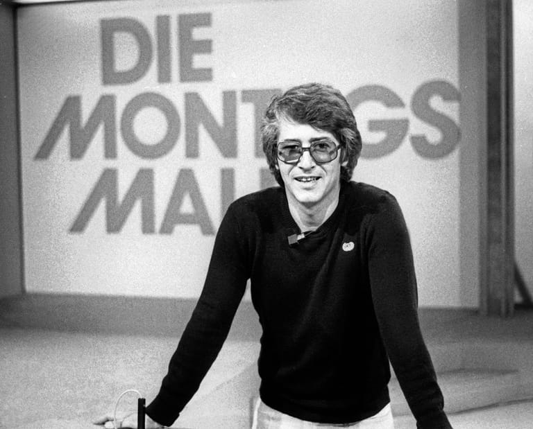 1970er Jahre: Frank Elstner in der Show "Die Montagsmaler".