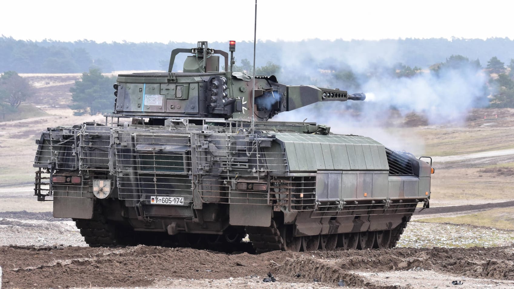 Schützenpanzer Puma der Bundeswehr auf einem Übungsplatz (Symbolbild): Zählt der Wehrdienst zu Rentenzeiten?