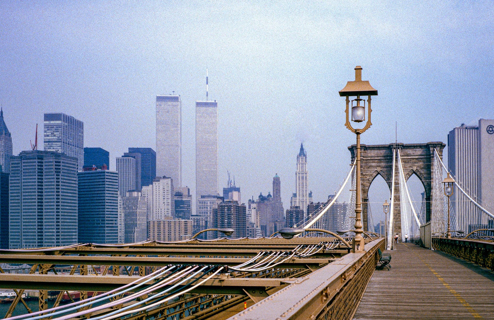 Juni 1984: So sah die New Yorker Skyline aus, als die Zwillingstürme noch standen.