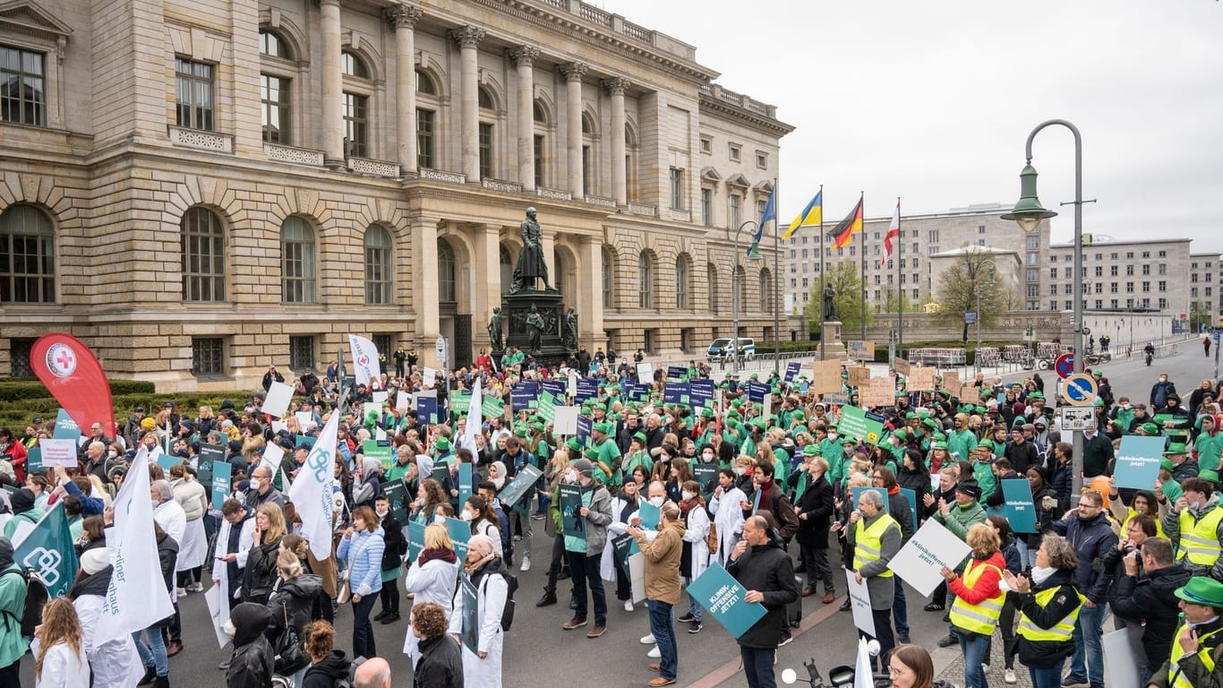 Demonstration der Berliner Krankenhäuser