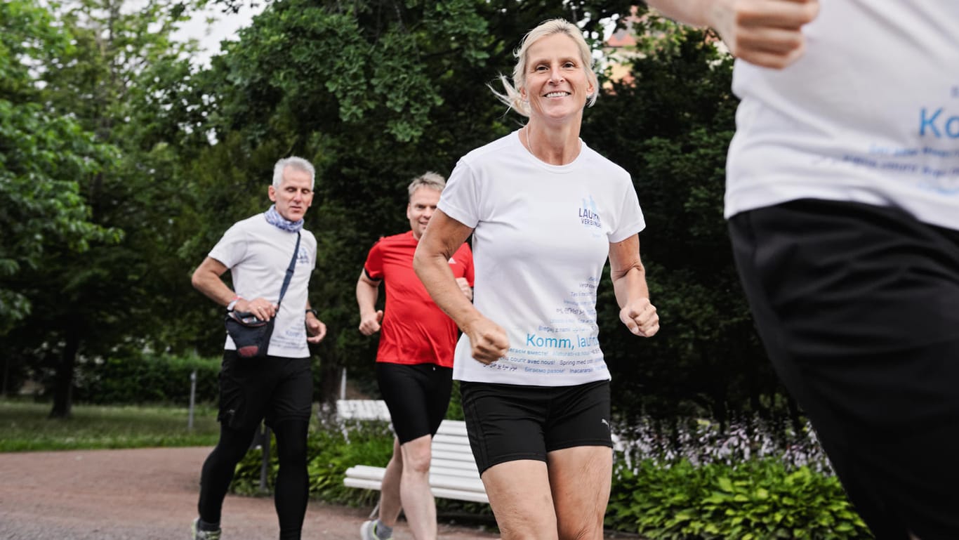 Lauftreff in Freiberg: "Wir wollen was tun".