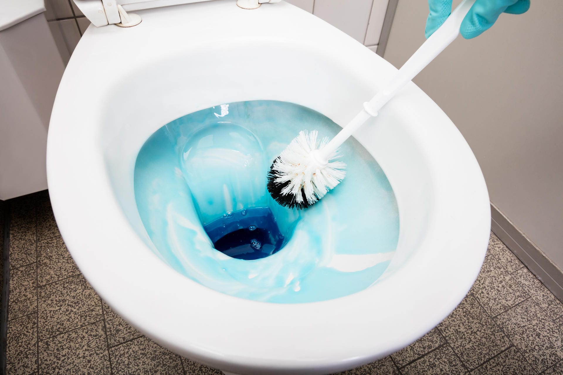 Toilettenbürste: Kotreste und Bremsspuren auf der Keramik sollten unverzüglich vom Verursacher entfernt werden – eigentlich eine Selbstverständlichkeit, doch in vielen Haushalten noch immer nicht gelebt Praxis.