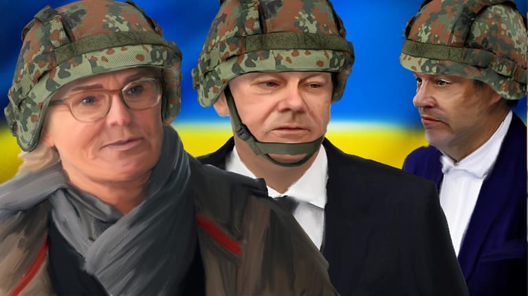 Lambrecht, Scholz und Habeck: Wer genehmigt am schnellsten neue Waffen für die Ukraine?