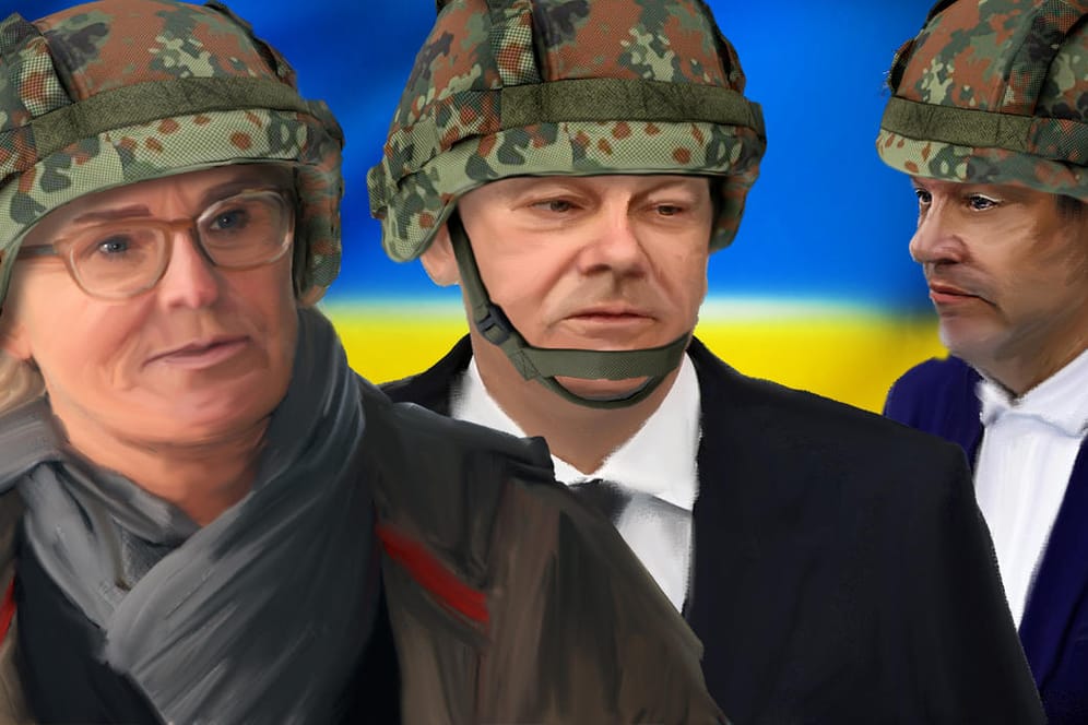 Lambrecht, Scholz und Habeck: Wer genehmigt am schnellsten neue Waffen für die Ukraine?