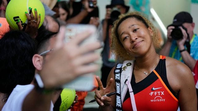 Naomi Osaka hat beim Turnier im Miami das Finale erreicht.