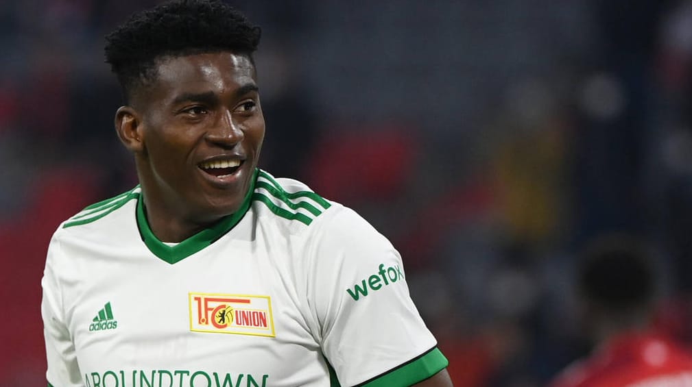 Taiwo Awoniyi: Der Stürmer von Union Berlin könnte in die Premier League wechseln.