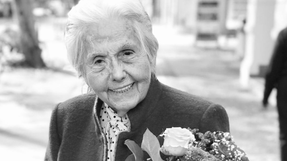 Foto von "Oma Hedel" (Instagram): Mit diesem Foto nahm die Familie von ihrer Großmutter Abschied.