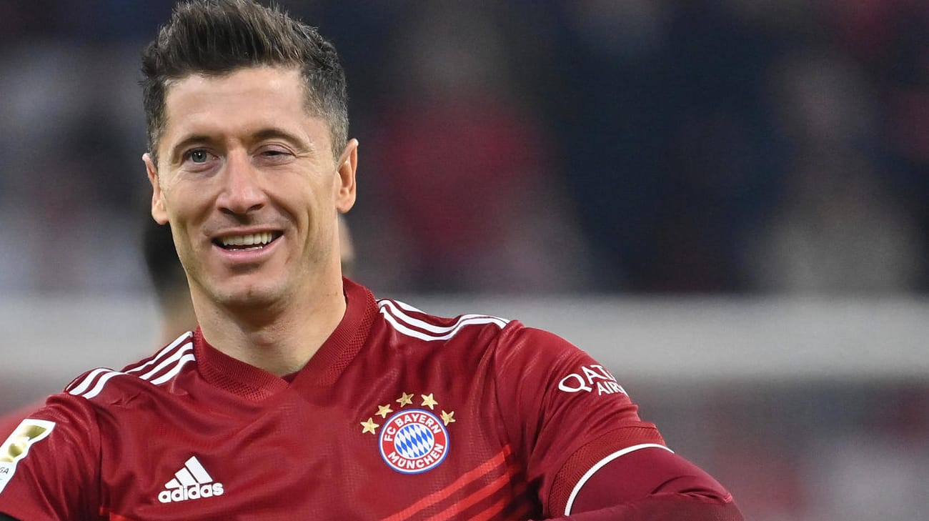 Robert Lewandowski: Der Bayern-Stürmer spielt seit 2014 beim Klub.