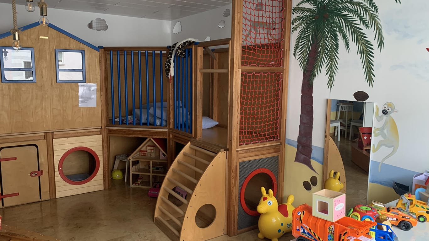 Spielzimmer im Elternhaus der Initiative für krebskranke Kinder e.V.: Insgesamt gibt es dort 35 Wohnungen.
