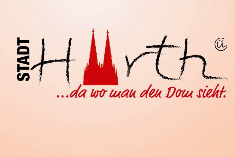 "Da, wo man den Dom sieht": Die Stadt Hürth nimmt zum 1. April das neue Stadt-Logo von Köln aufs Korn. Dort soll der Dom nämlich ab Sommer aus dem Logo verschwinden.