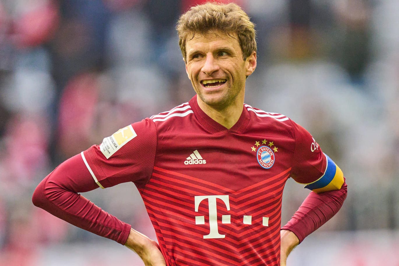 Thomas Müller: Der Nationalspieler will über sein Vertragsende 2023 hinaus beim FC Bayern bleiben.