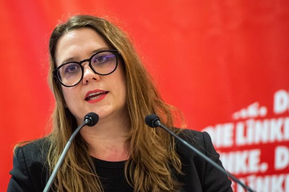 Brandenburgs Linke-Landesvorsitzende Anja Mayer