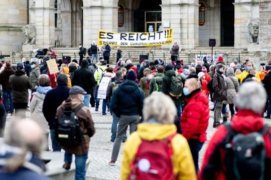Demonstration gegen die Corona-Maßnahmen