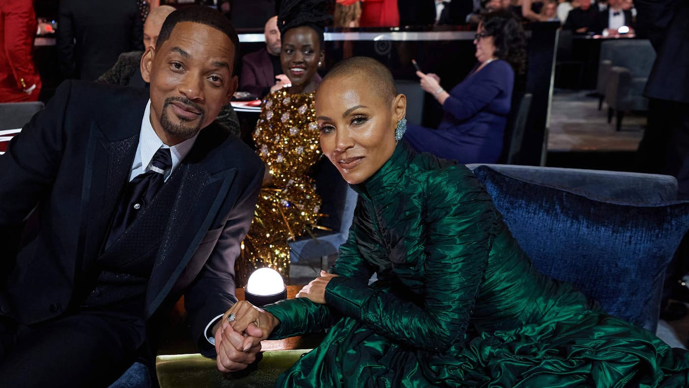 Halten zusammen: Will Smith und Jada Pinkett Smith bei der Oscar-Verleihung.