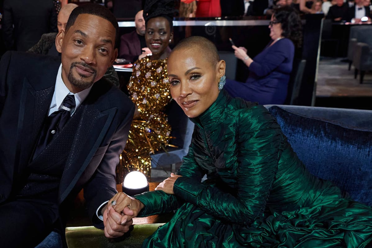 Halten zusammen: Will Smith und Jada Pinkett Smith bei der Oscar-Verleihung.