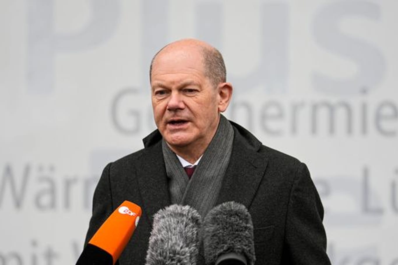 Bundeskanzler Olaf Scholz (SPD) spricht in Bottrop.