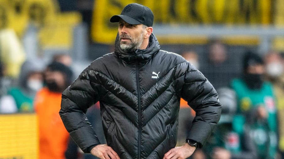 Marco Rose: Der Trainer des BVB war nach der Pleite gegen Leipzig bedient. Marco Rose: Der Trainer des BVB war nach der Pleite gegen Leipzig bedient.