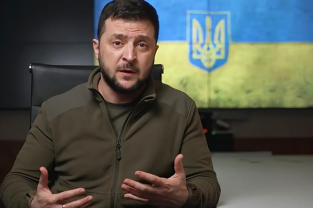 Wolodymyr Selenskyj: Der ukrainische Präsident richtet sich täglich an sein Volk.