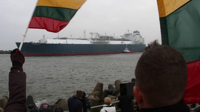 Ankunft eines LNG-Tankers in Litauen: Das Land ist auf Russlands Gaslieferungen nicht mehr angewiesen.