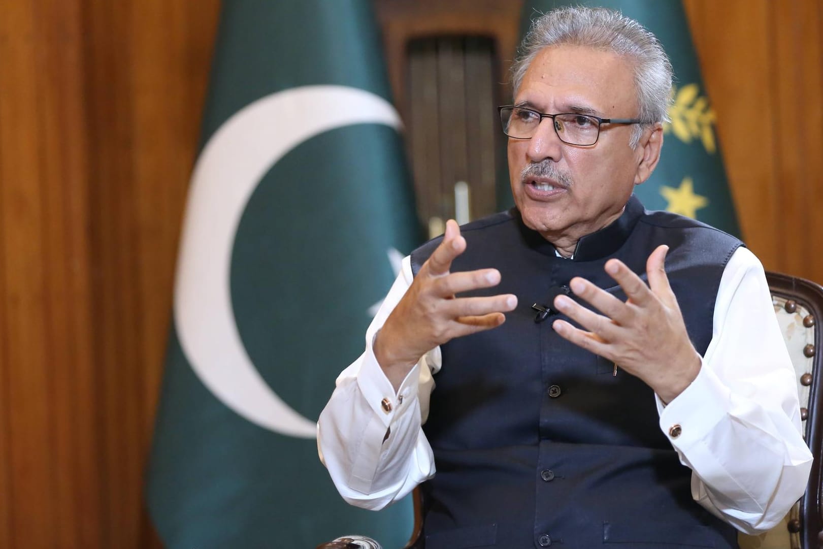 Arif Alvi, der pakistanische Präsident: In dem Land stehen Neuwahlen an.