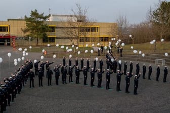 Offizielles Gedenken für die getöteten Polizeibeamten