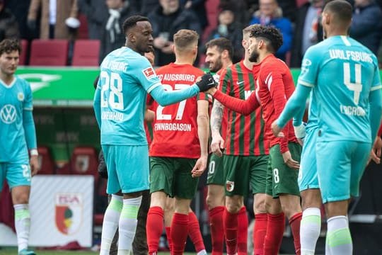 Der VfL Wolfsburg befindet sich nach der Niederlage in Augsburg wieder im Abstiegskampf.