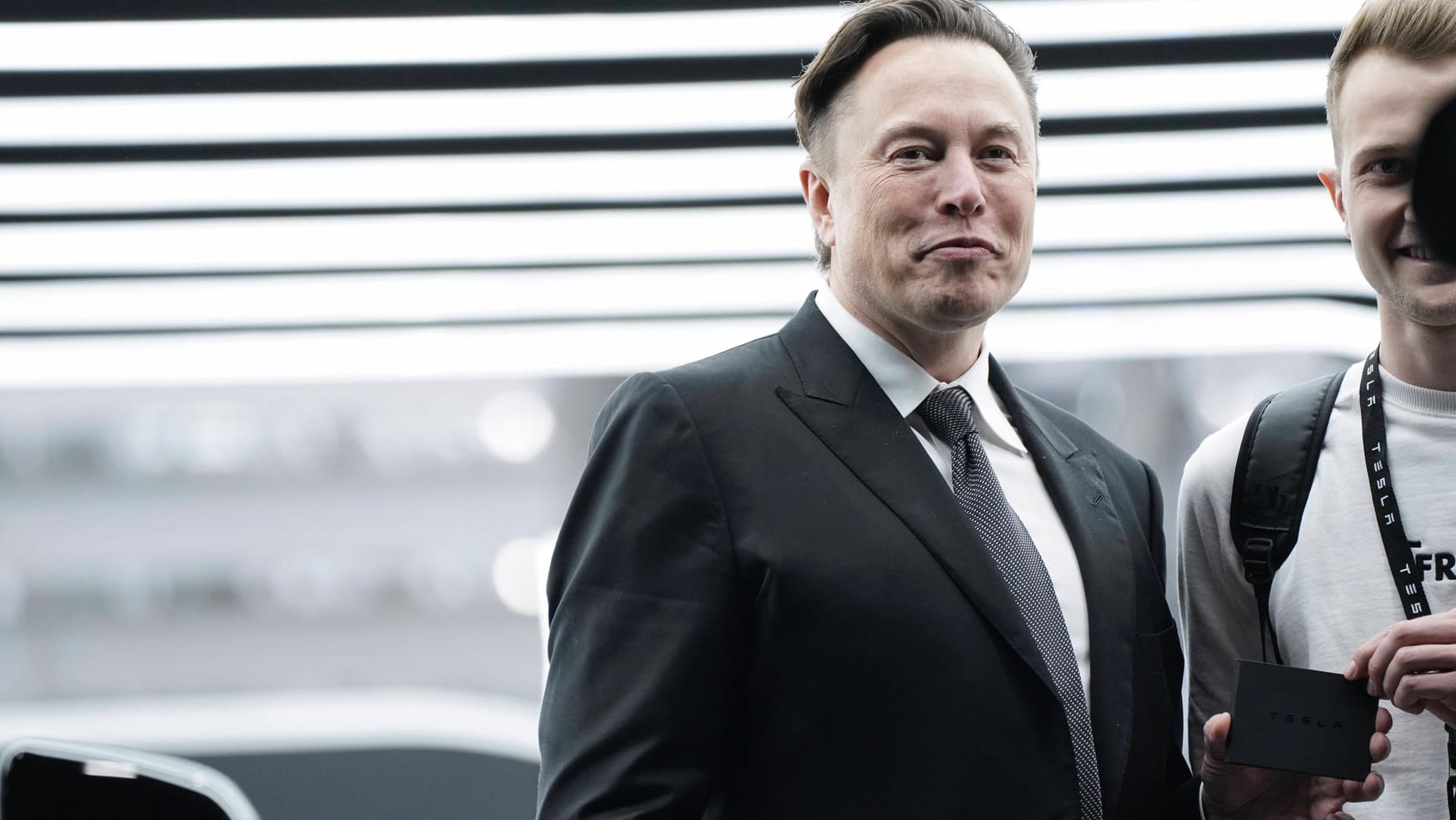 Tesla-Chef Musk bei der Eröffnung seiner Fabrik Grünheide (Archivfoto): Der Unternehmer hat Clubs in Berlin besucht.