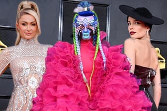 Die Looks der Grammys: Paris Hilton, Liliana Saumet und Halsey auf dem roten Teppich der Preisverleihung.