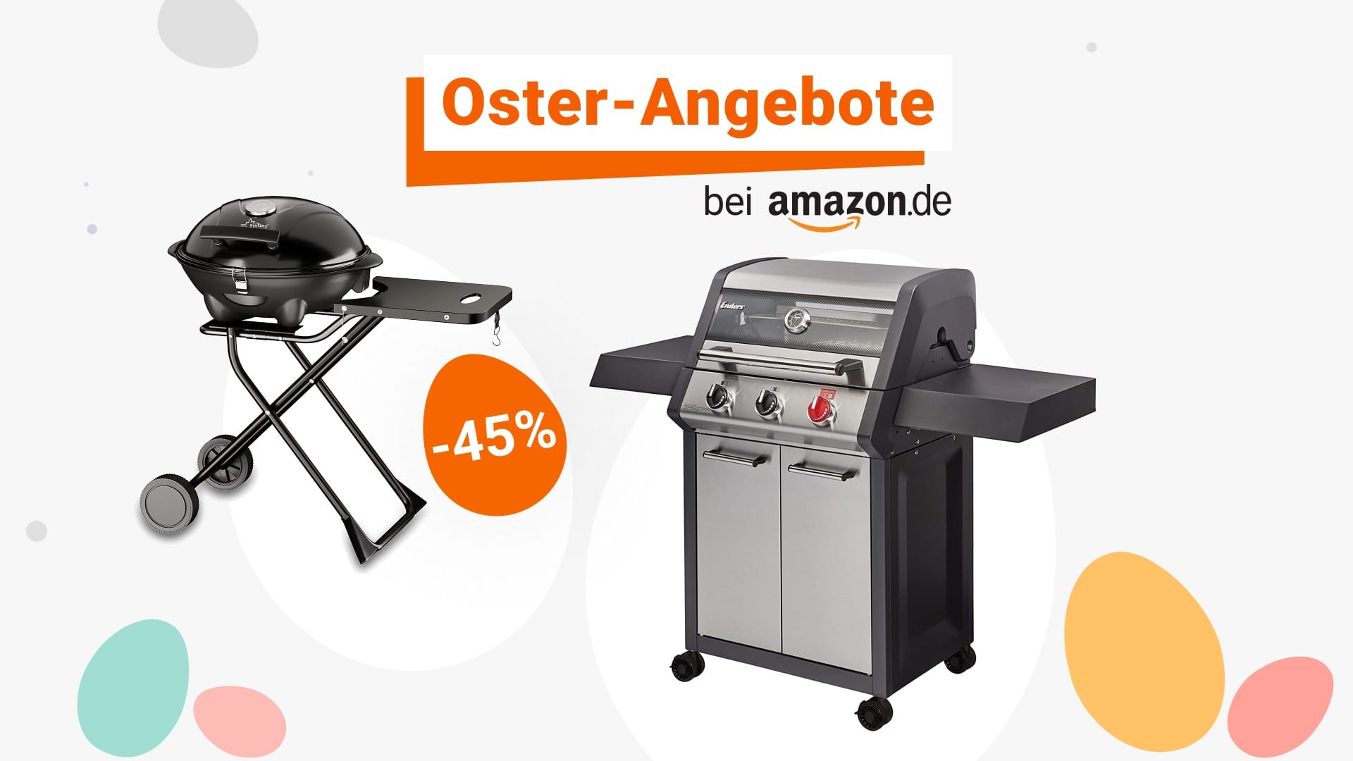 Oster-Angebote von Amazon: Grills von Char-Broil, Enders und Weber zu Top-Preisen sichern.