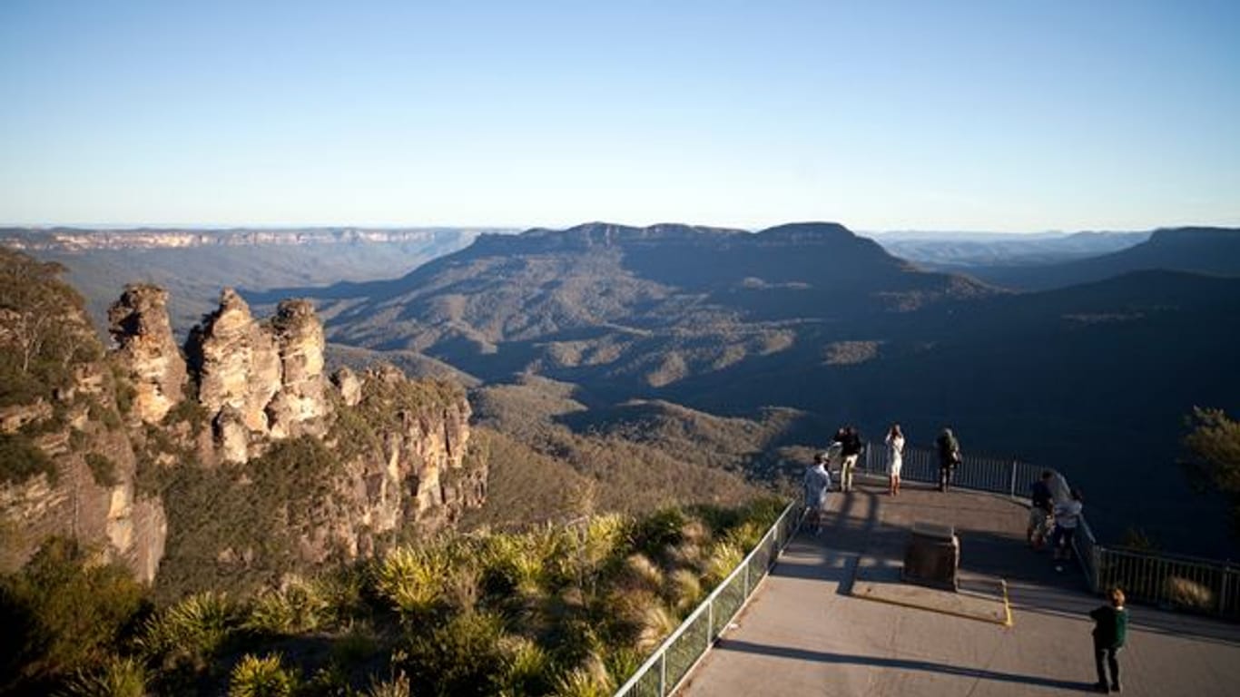 Aussichtspunkt in den Blue Mountains in Australien.