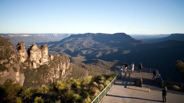 Aussichtspunkt in den Blue Mountains in Australien. Aussichtspunkt in den Blue Mountains in Australien.