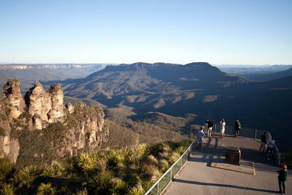 Aussichtspunkt in den Blue Mountains in Australien.