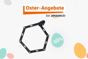 Amazon-Oster-Angebote: Ein stabiles Faltschloss der Marke Abus ist jetzt zum Top-Preis erhältlich.