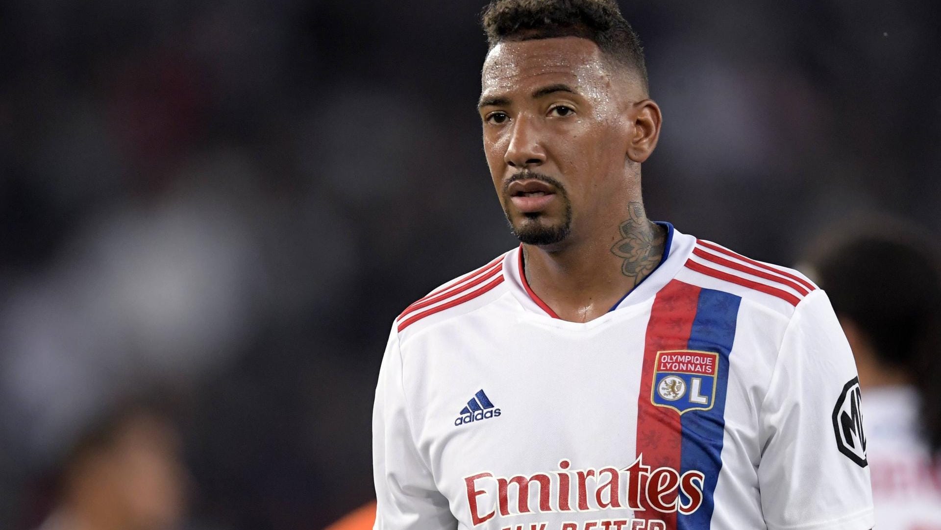 Fußballer Jerome Boateng im Trikot von Olympique Lyon (Archivbild): Der Weltmeister von 2014 und ehemalige Spieler des FC Bayern verkauft seine Villa in Grünwald.