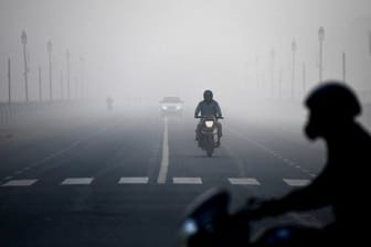 Starker Smog in Neu Delhi.