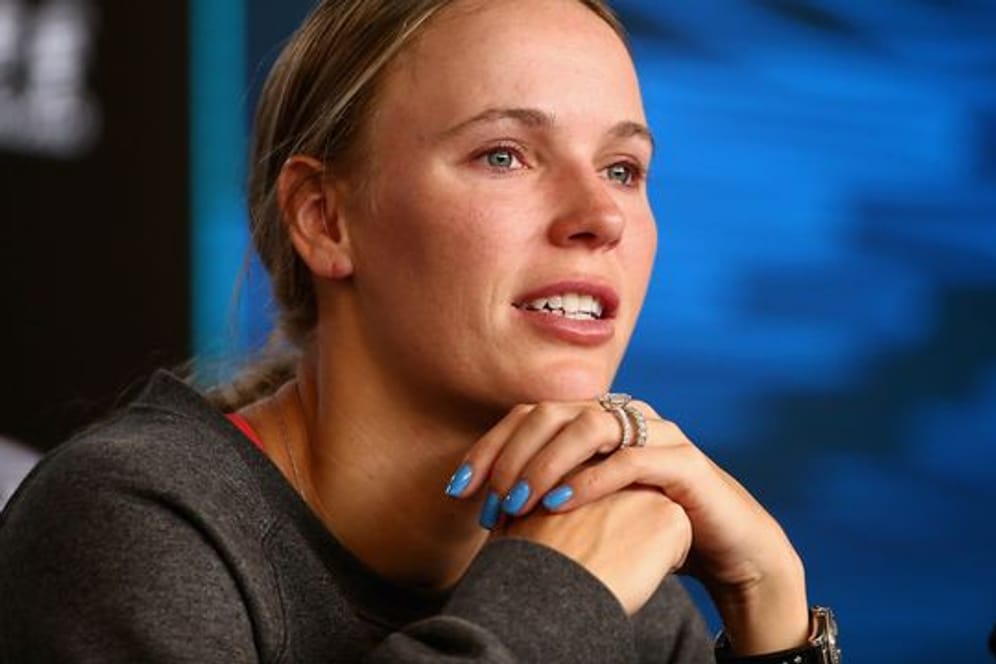 Caroline Wozniacki, ehemalige dänische Tennisspielerin, denkt nicht über ein Comeback nach.