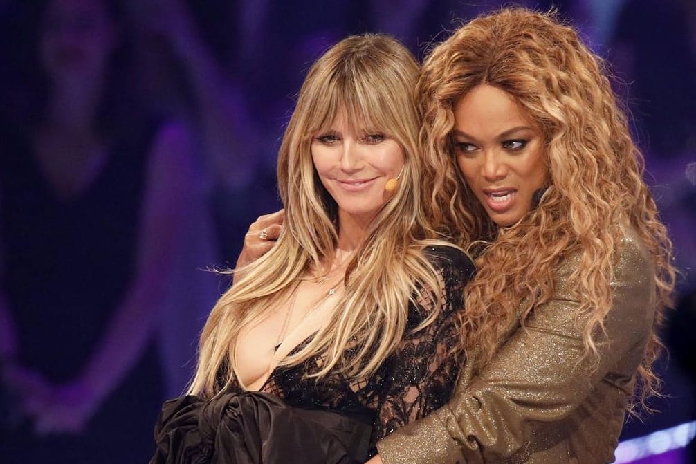 Heidi Klum und Tyra Banks: Die Supermodels standen wieder gemeinsam vor der Kamera.