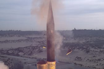 Test einer "Arrow 3"-Rakete: Die antiballistische Abwehrsystem soll Mittel- und Langstreckenraketen abfangen.