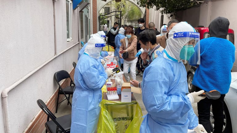 Corona-Ausbruch in Shanghai: Die Maßnahmen stoßen bei der Bevölkerung teilweise auf starke Kritik.