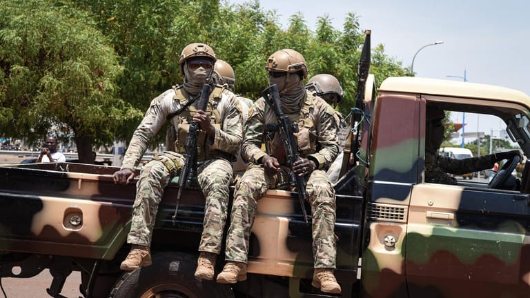 Malische Armee: Unter den Kämpfern sollen viele russische Söldner gewesen sein (Archivbild).