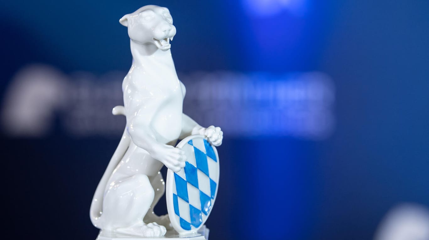 Der blaue Panther ist die Trophäe des Bayerischen Fernsehpreises.