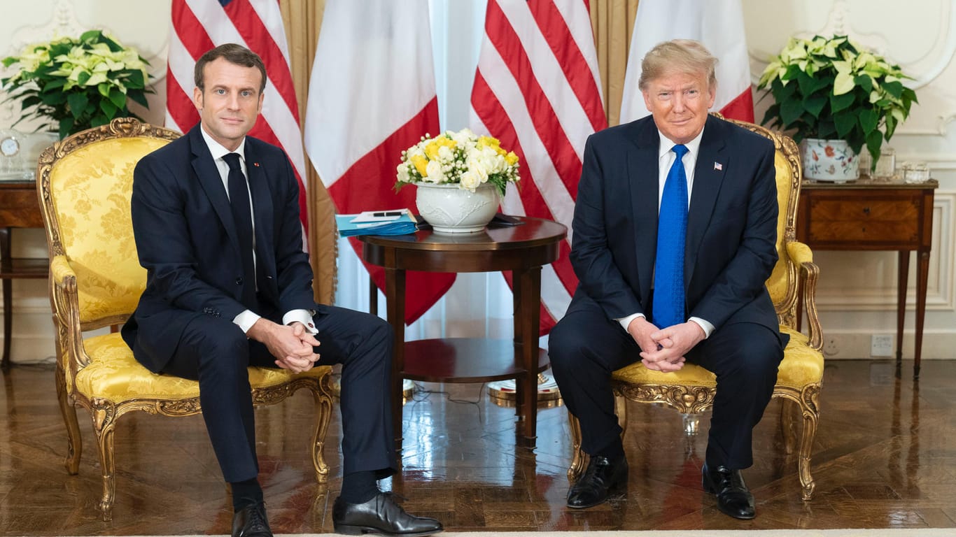 Emmanuel Macron und Donald Trump: Der französische Präsident bemühte sich um ein gutes Verhältnis zum US-Staatsoberhaupt.