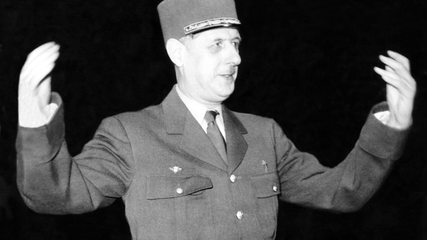 Charles de Gaulle: Frankreichs früherer Präsident ist Emmanuel Macrons Vorbild.