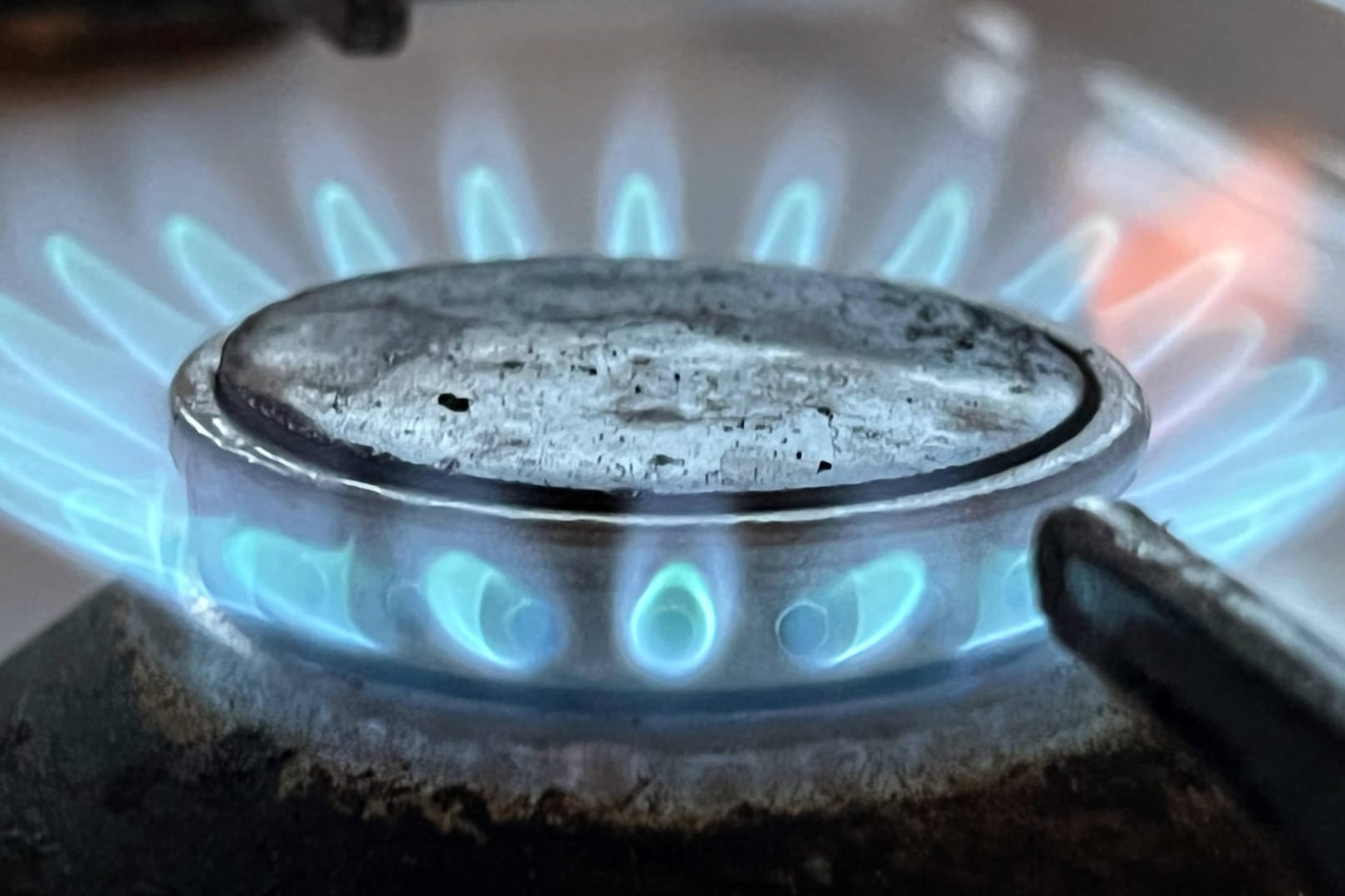 Eine Gasflamme an einem Herd (Symbolbild): Die Bundesnetzagentur warnt vor den Auswirkungen eine Gasmangels. Eine Gasflamme an einem Herd (Symbolbild): Die Bundesnetzagentur warnt vor den Auswirkungen eine Gasmangels.
