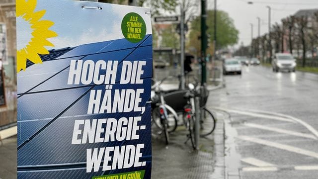 Wahplakate der Grünen Wahplakate der Grünen