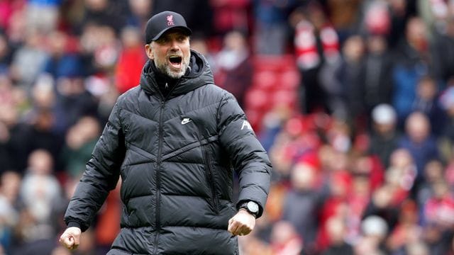 Freut sich auf das Topduell gegen Manchester City: Jürgen Klopp, Trainer des FC Liverpool. Freut sich auf das Topduell gegen Manchester City: Jürgen Klopp, Trainer des FC Liverpool.