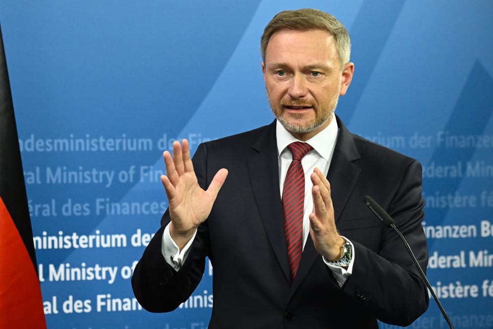 Finanzminister Christian Lindner: Die Steuern für die Deutschen sollen sinken.