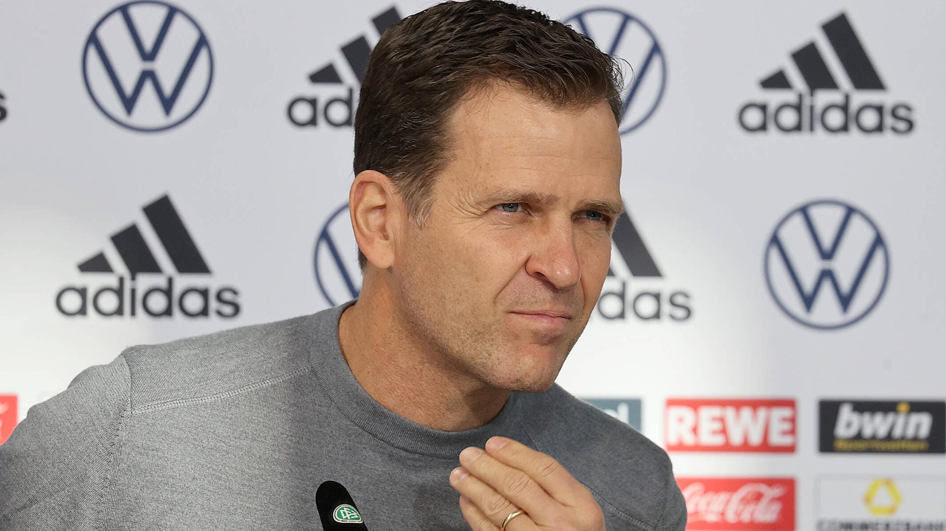 DFB-Direktor Bierhoff: Der 53-Jährige wurde positiv getestet.
