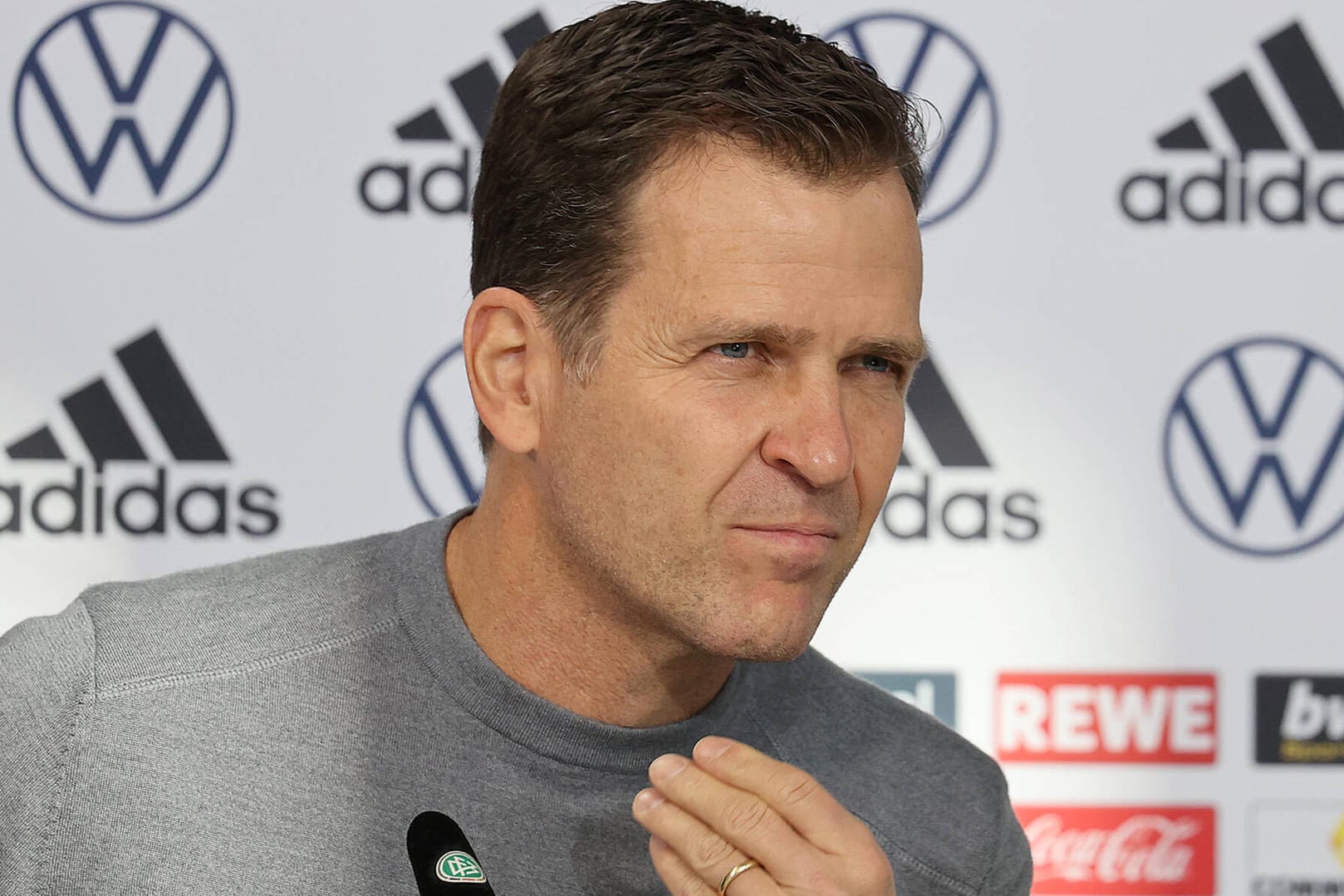 DFB-Direktor Bierhoff: Der 53-Jährige wurde positiv getestet.
