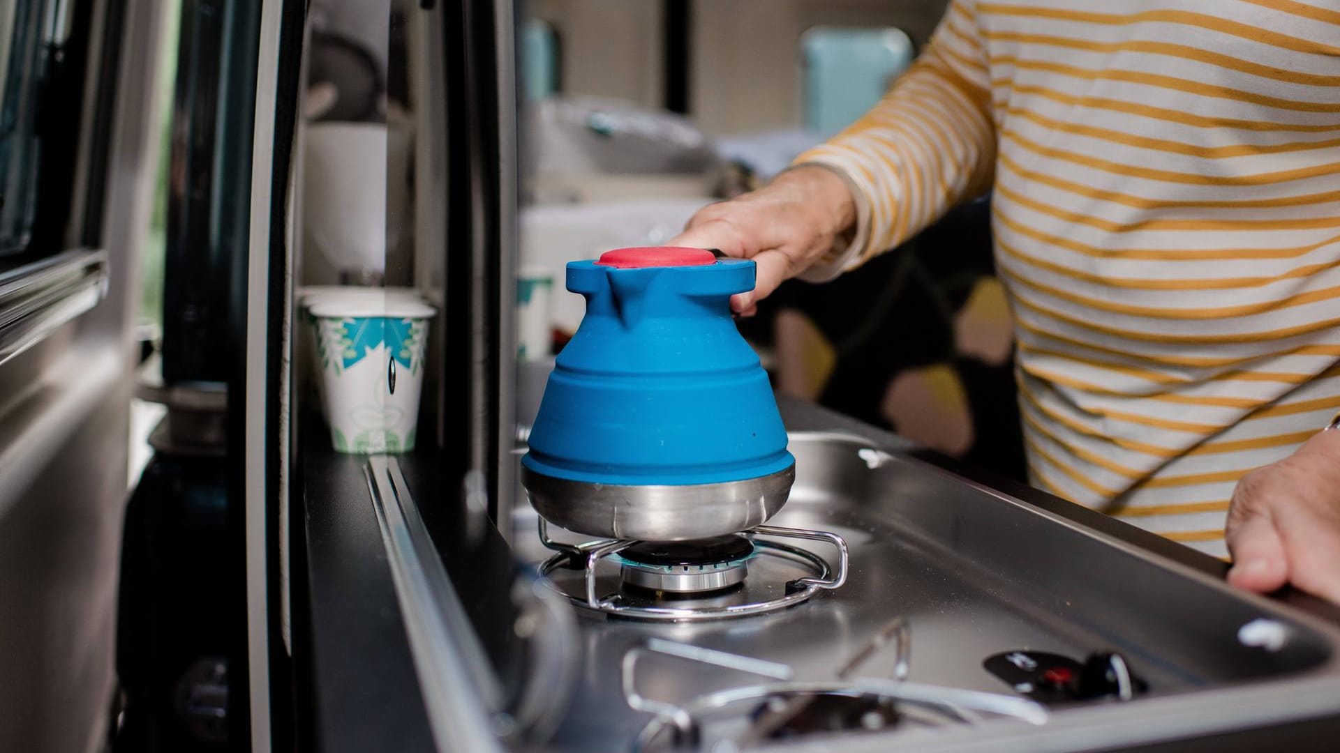 Kochen im Wohnmobil: Gas wird im Campingalltag ständig benötigt.